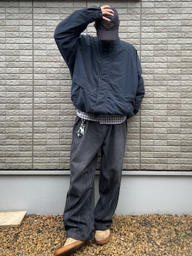 「Clarks（クラークス）のアイテム」を使った、hisa.さん（メンズ・177cm）の春コーディネート