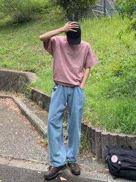 「Timberland（ティンバーランド）のアイテム」を使った、hisa.さん（メンズ・177cm）の夏コーディネート