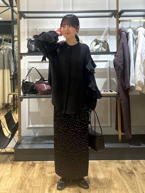 A part by（アパートバイ） ブラウス シャツ 「セレモニー」C*フリル