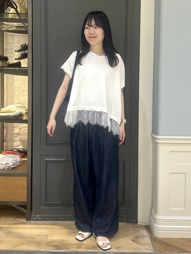 「and ST SALE」｜tutuememさん（レディース・160cm）の夏コーディネート