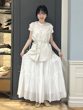 「and ST SALE」｜tutuememさん（レディース・160cm）の夏コーディネート