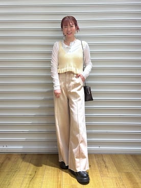 ふうかちさん（レディース・156cm）の春コーディネート