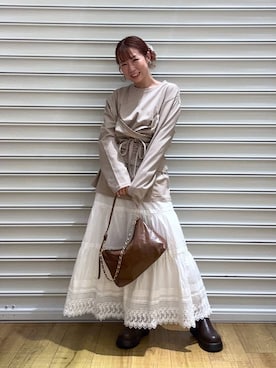 ふうかちさん(レディース・156cm)の冬コーディネート