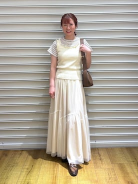 ふうかちさん(レディース・156cm)の春コーディネート