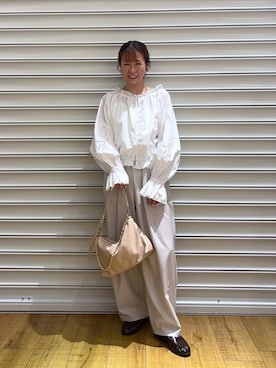 ふうかちさん（レディース・156cm）の春コーディネート