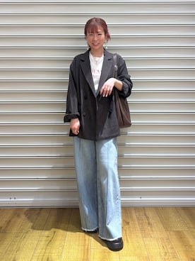 ふうかちさん（レディース・156cm）の春コーディネート