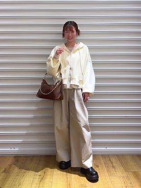 ふうかちさん（レディース・156cm）の春コーディネート