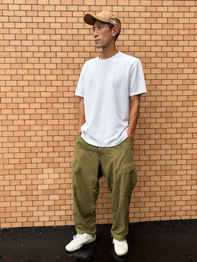 「HINSON（ヒンソン）のアイテム」を使った、GTさん（メンズ・180cm）の秋コーディネート