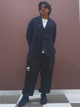 Maddawin Ghieroさん（骨格ナチュラル・メンズ・182cm）の秋コーディネート