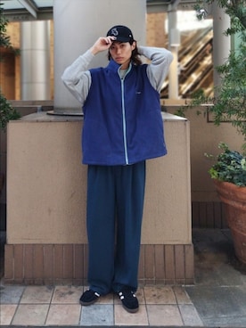 「アイテム（スウェット）」を使った、Kentaさん（メンズ・179cm・30代）の秋コーディネート