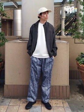 「アイテム（ブルゾン）」を使った、Kentaさん（メンズ・179cm）の夏コーディネート