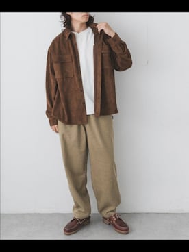 「URBAN RESEARCH Sonny Label（アーバンリサーチサニーレーベル）のアイテム（パンツ）」を使った、Kentaさん（メンズ・179cm）の秋コーディネート