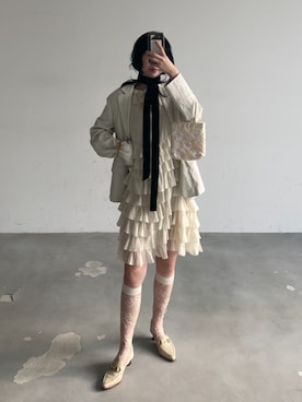 「Lam balm（ラムバム）のアイテム」を使った、lambalmさん（レディース・165cm）の冬コーディネート