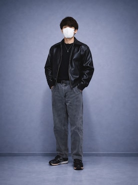 「GLOBAL WORK（グローバルワーク）のアイテム」を使った、KOYO|低身長さん（メンズ・163cm）の冬コーディネート