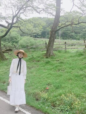 RYOKO  Yuhasaさん（レディース・172cm）の夏コーディネート