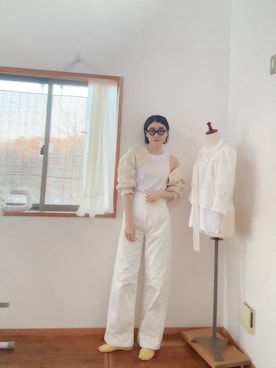 「styiro（スタイロ）のアイテム」を使った、RYOKO  Yuhasaさん（レディース・172cm）の春コーディネート