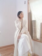Ameri（アメリ）の「MEDI BACK OPEN COTTON DRESS（ワンピース）」 - WEAR