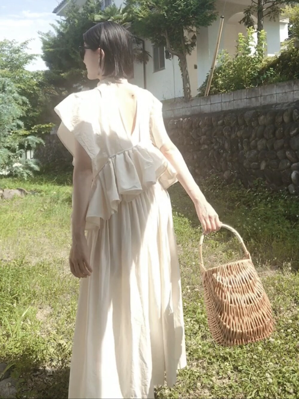 TSURU by Mariko Oikawa（ツルバイマリコオイカワ）の「かごバッグ