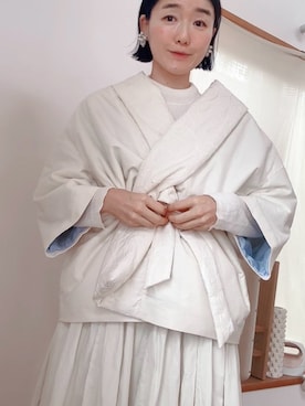 「アイテム（スカート）」を使った、RYOKO  Yuhasaさん（レディース・172cm）の秋コーディネート