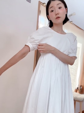 「GHOSPELL（ゴスペル）のアイテム」を使った、RYOKO  Yuhasaさん（レディース・172cm）の夏コーディネート