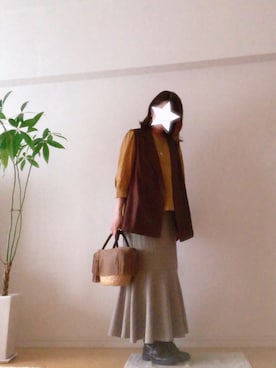「DRESKIP（ドレスキップ）のアイテム（トップス）」を使った、kozumiさん（レディース・162cm）の秋コーディネート
