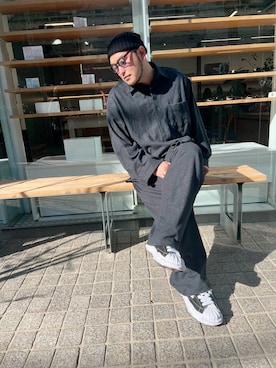 「アイテム（セットアップ）」を使った、takutaku1231さん（メンズ・173cm）の秋コーディネート