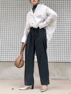 「alala（アララ）のアイテム」を使った、mayuさん（レディース・160cm）の秋コーディネート