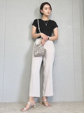 「alala（アララ）のアイテム」を使った、mayuさん（レディース・160cm）の夏コーディネート