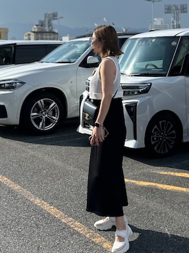 「GUワンピース」｜skiiiiiさん（レディース・157cm）の夏コーディネート