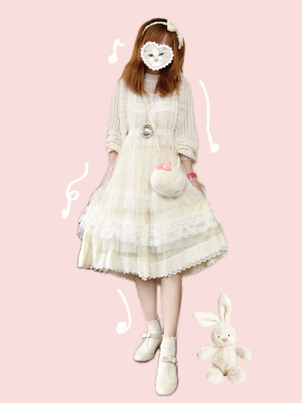 「しまみさのアイテム（パンプス、ホワイト系）」を使った、miton さん（レディース・152cm）の春コーディネートの1枚目の写真