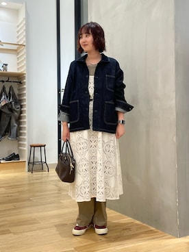 「URBAN RESEARCH DOORS（アーバンリサーチドアーズ）のアイテム（タンクトップ）」を使った、kuroさん（レディース・165cm）の秋コーディネート