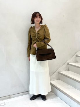 「KBF（ケイビーエフ）のアイテム（バッグ）」を使った、kuroさん（レディース・165cm）の夏コーディネート