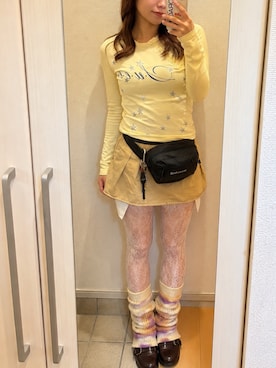 「タイツ」｜ドラムさん（レディース・160cm）の夏コーディネート