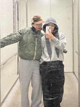 「mont-bell（モンベル）のアイテム」を使った、ドラムさん（レディース・160cm）の春コーディネート