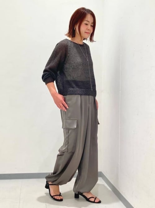 crewre/マットサテンカーゴパンツ/サイズ2 crewre online shop / マットサテンカーゴパンツ