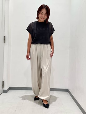 COMME CA ISM STAFFさん（レディース・155cm）の夏コーディネート