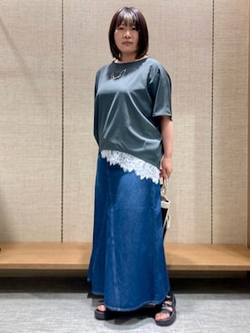 COMME CA ISM STAFFさん(レディース・161cm)の春コーディネート