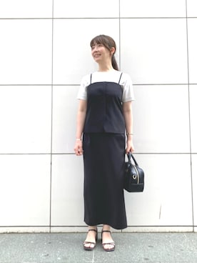 COMME CA ISM STAFFさん（レディース・160cm）の夏コーディネート