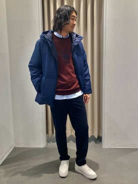 「アイテム（フォーマルスーツ/小物）」を使った、COMME CA ISM STAFFさん（メンズ・180cm）の冬コーディネート