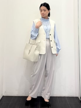 COMME CA ISM STAFFさん(レディース・157cm)の春コーディネート