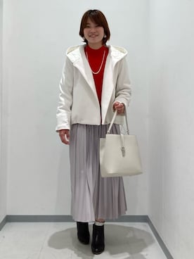 COMME CA ISM STAFFさん（レディース・163cm）の冬コーディネート