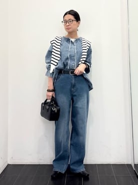 COMME CA ISM STAFFさん（レディース・157cm）の春コーディネート