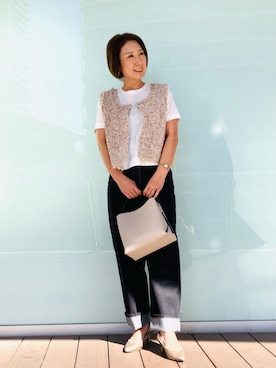 COMME CA ISM STAFFさん（レディース・155cm）の秋コーディネート