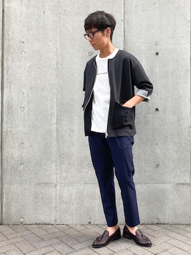 「コムサコミューン」｜COMME CA ISM STAFFさん（メンズ・173cm）の夏コーディネート