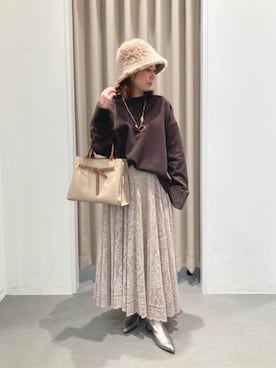 「MONO　COMME CA（モノコムサ）のアイテム」を使った、COMME CA ISM STAFFさん（レディース・148cm）の秋コーディネート