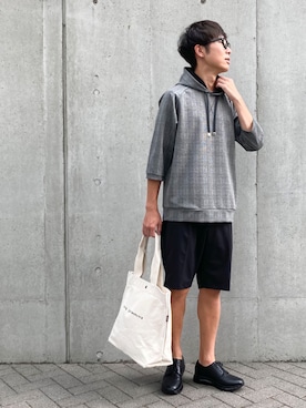 「コムサコミューン」｜COMME CA ISM STAFFさん（メンズ・173cm）の夏コーディネート