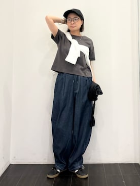 COMME CA ISM STAFFさん（レディース・157cm）の夏コーディネート