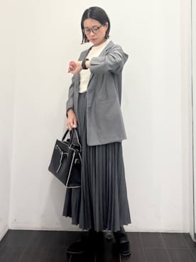 COMME CA ISM STAFFさん（レディース・157cm）の秋コーディネート