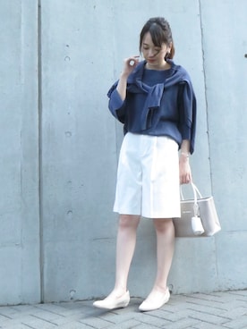 COMME CA ISM STAFFさん(レディース・164cm)の夏コーディネート