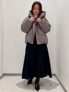 COMME CA ISM STAFFさん（レディース・155cm）の冬コーディネート
